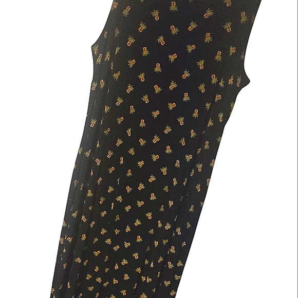 NWOT Sleeveless Pineapple Maxi Tank Dress By Coldwater Creek, Women's 1x - Picture 10 of 16